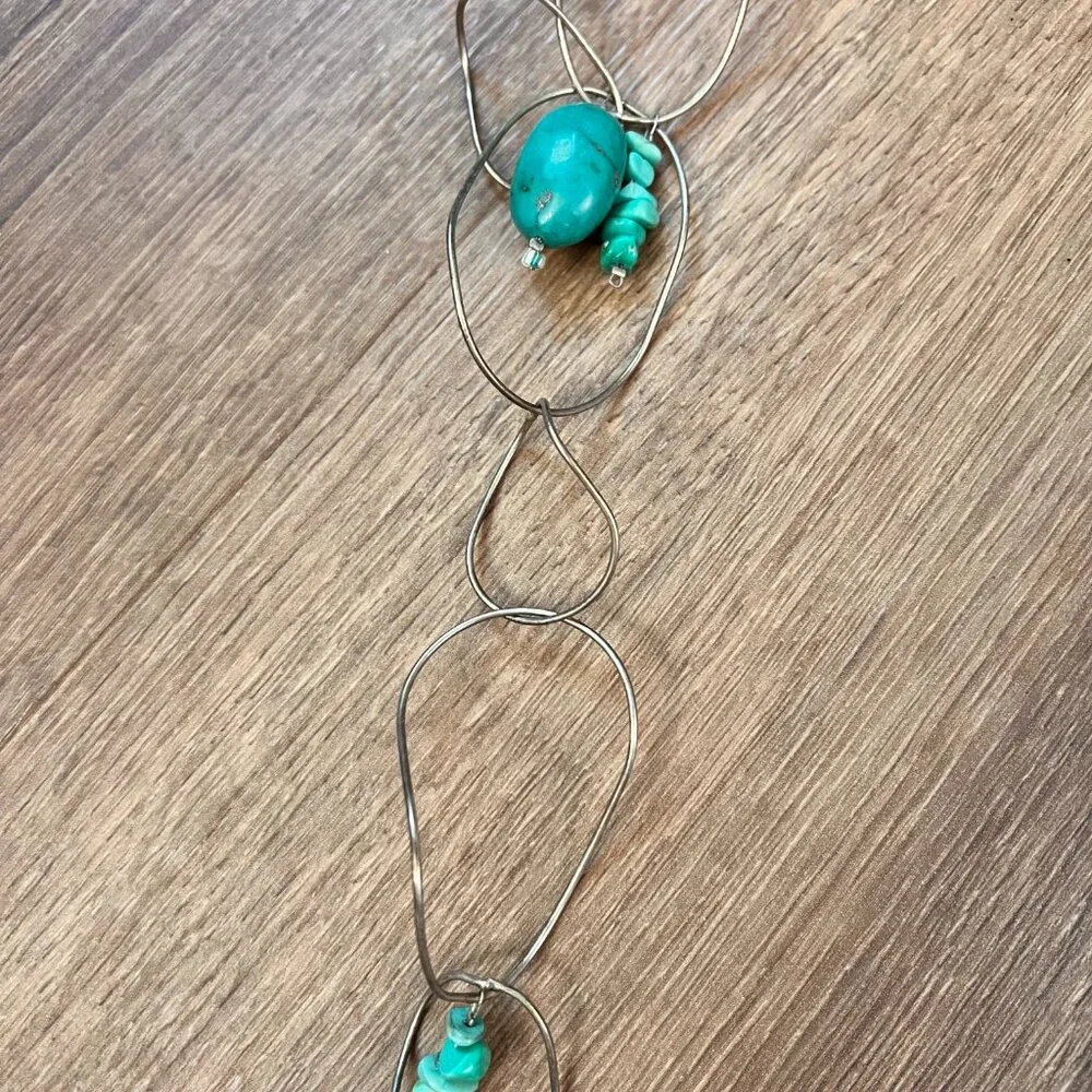 Bead Jewelry Making Craft Lot- Stone, Glass, Metal, Plastic, Turquoise Necklace